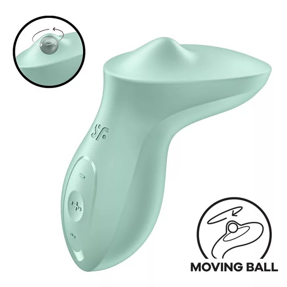 Stymulator łechtaczki Satisfyer Exciterrr miętowy USB