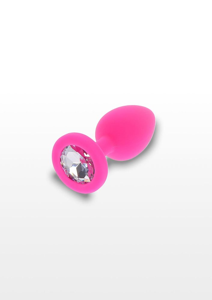 Korek analny Diamond Booty Jewel ToyJoy różowy 7 cm