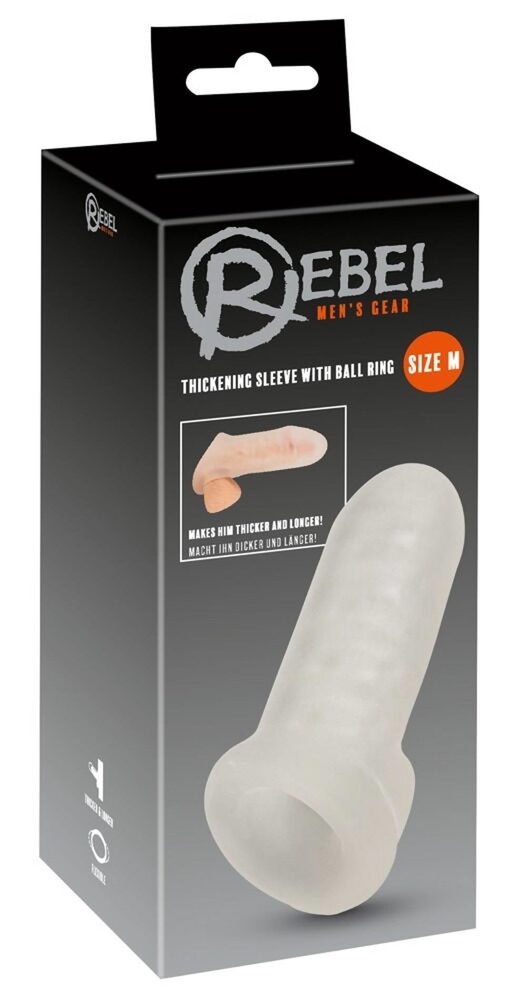 Przedłużka z pierścieniem Rebel TPE 16,5 cm