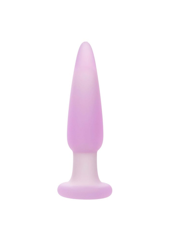 Plug analny wibrujący Calexotics Lavender Haze fioletowy silikonowy