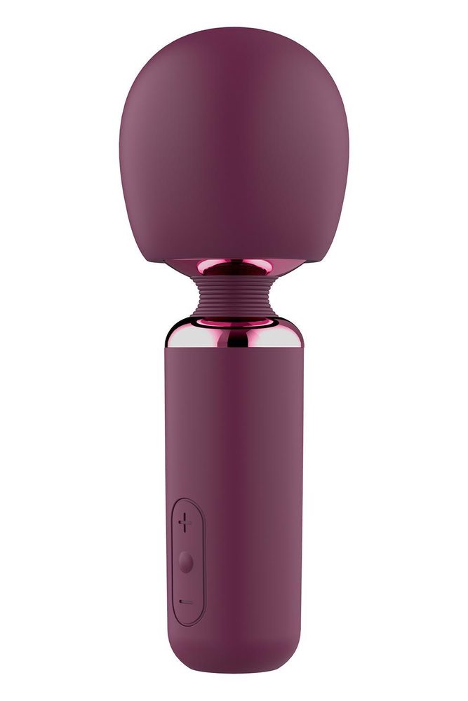 Wibrator wand Glam Bold silikonowy USB 18 cm