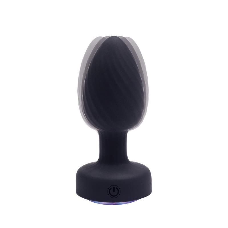 Rotacyjny wibrujący korek analny Achelous Fantasy USB 10 cm