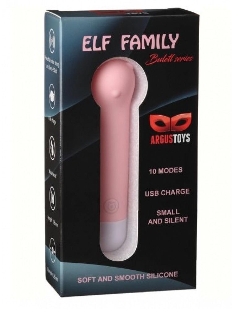 Wibrator Argus Elf family 3 silikonowy 10 trybów USB