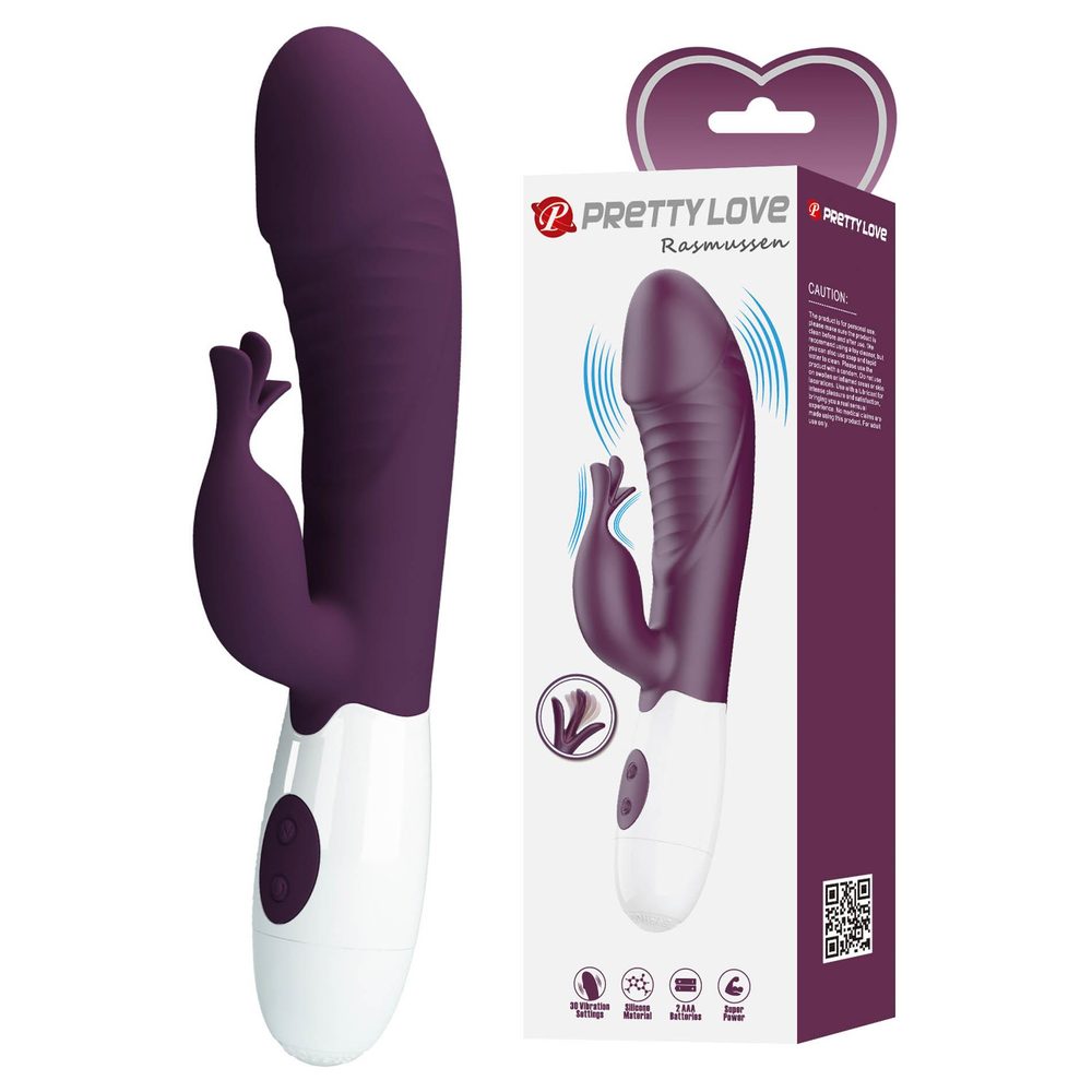 Wibrator króliczek Pretty Love silikonowy 30 funkcji 19 8 cm
