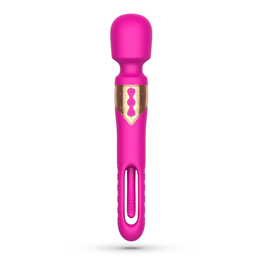 Masażer wibracyjny Crushious Big Ben dualny USB 25,9 cm