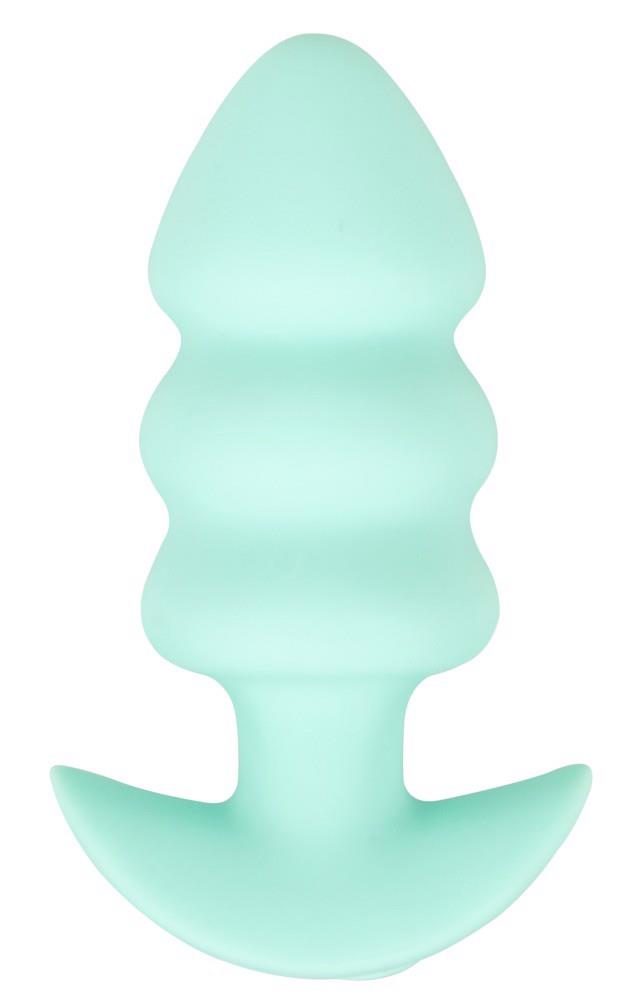 Mini korek analny wibrujący Cuties zielony USB