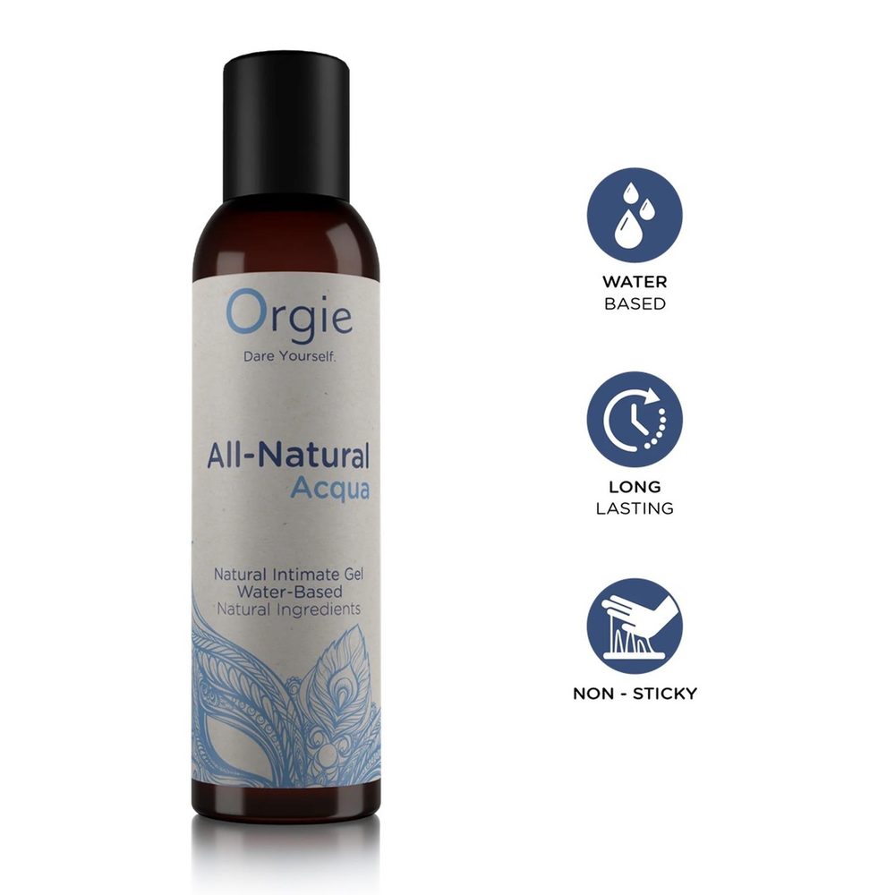 Żel intymny naturalny na bazie wody Orgie All Natural Acqua 150 ml