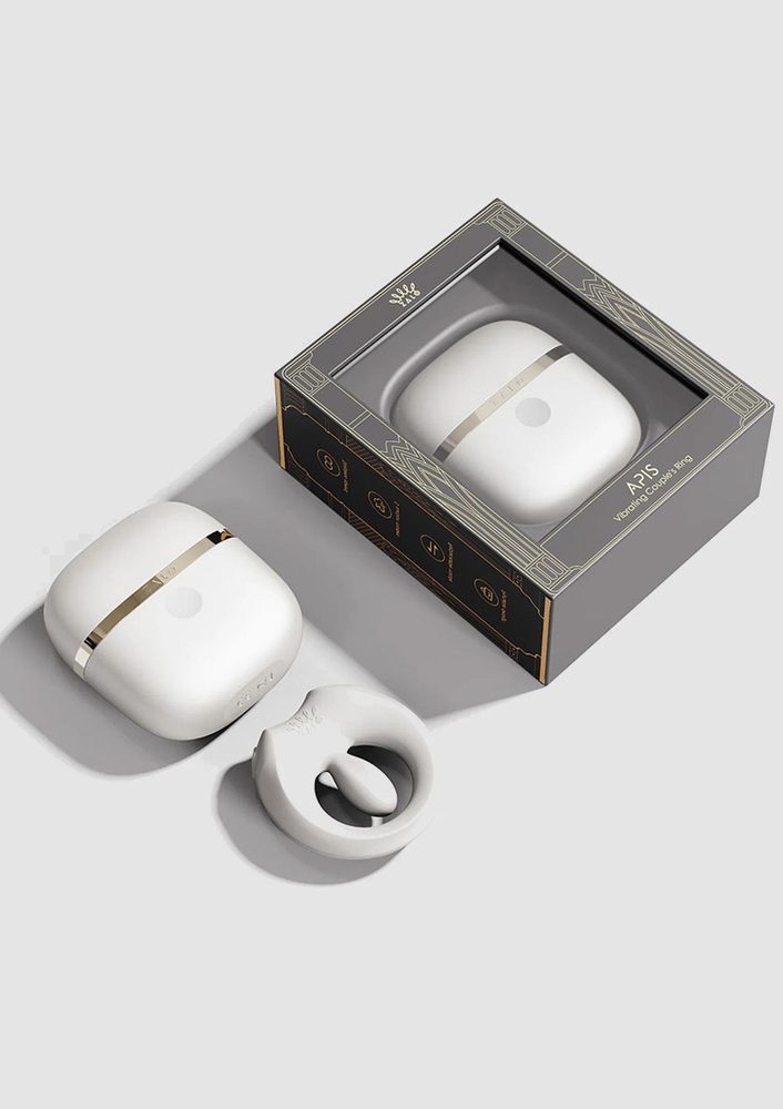 Apis Vibrating Couples Ring White