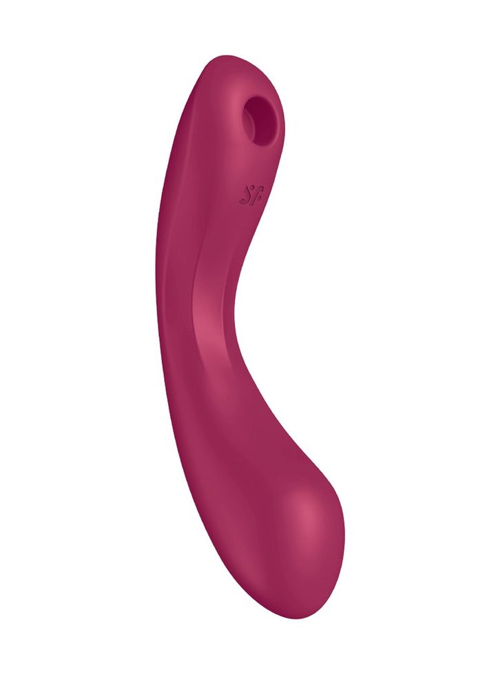 Wibrator silikonowy Satisfyer Curvy Trinity 1 czerwony USB