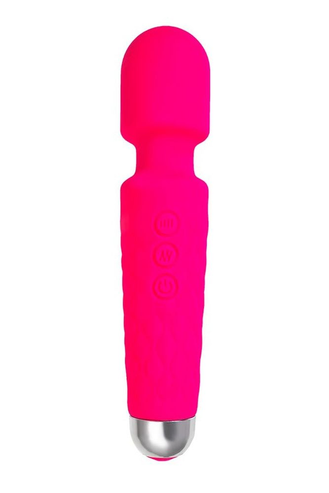 Masażer wibrujący Flovetta Peony silikonowy różowy USB 20.5 cm