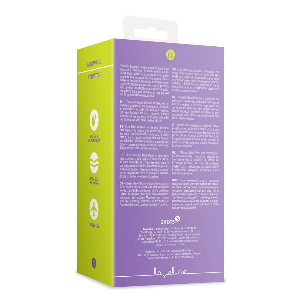 Mini wibrator wand Loveline 10 funkcji