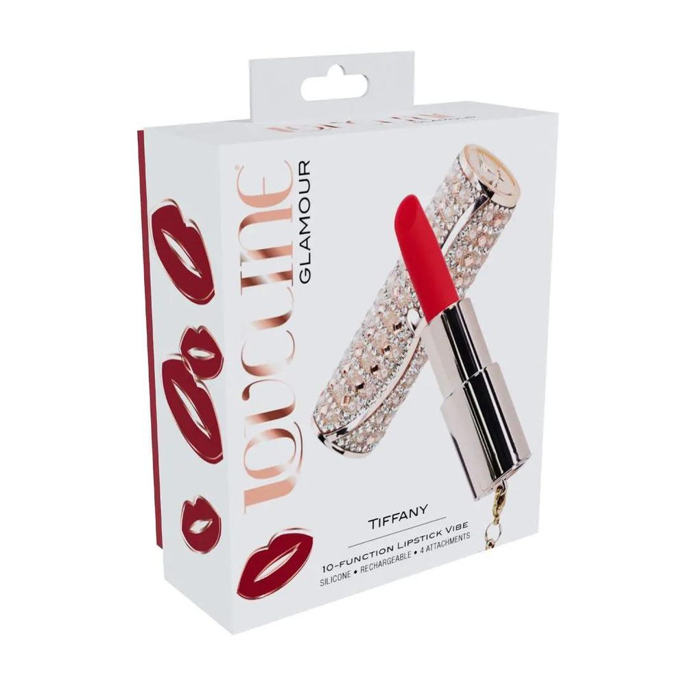Wibrator mini szminkowy Loveline Tiffany różowy USB