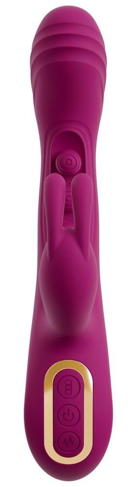 Wibrator króliczek Javida 2F squirt silikonowy USB 22,5 cm