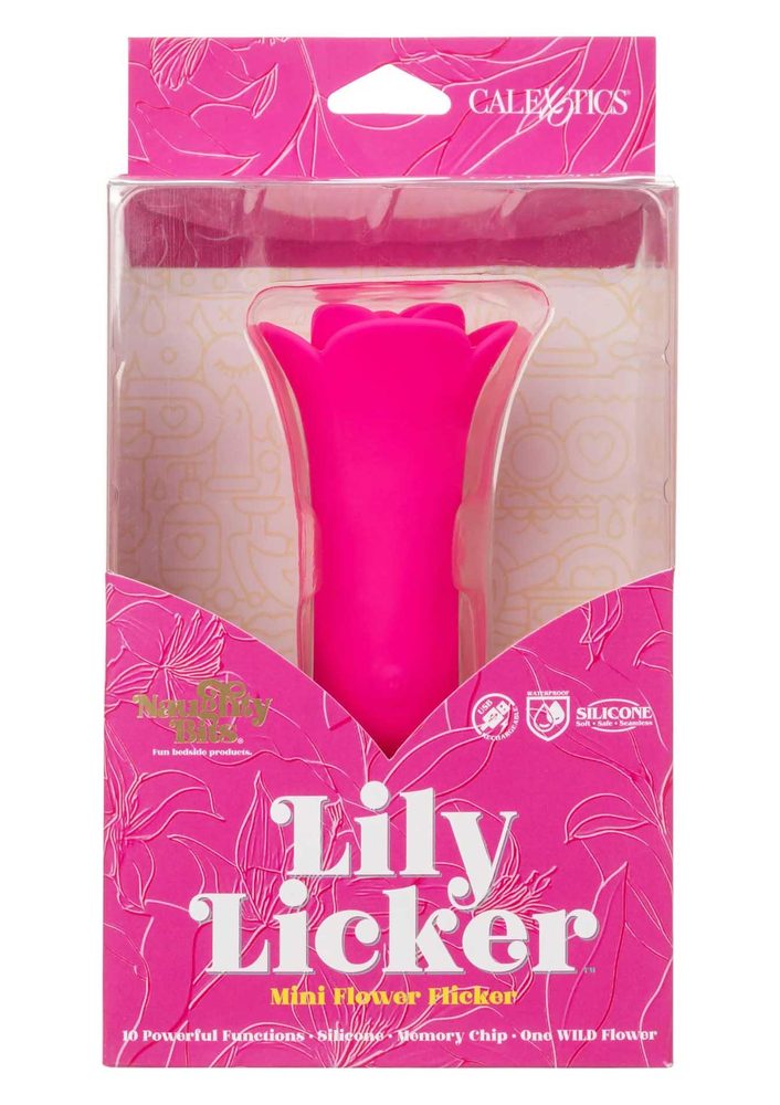 Stymulator łechtaczki Calexotics Lily Licker Mini różowy USB 9,5 cm