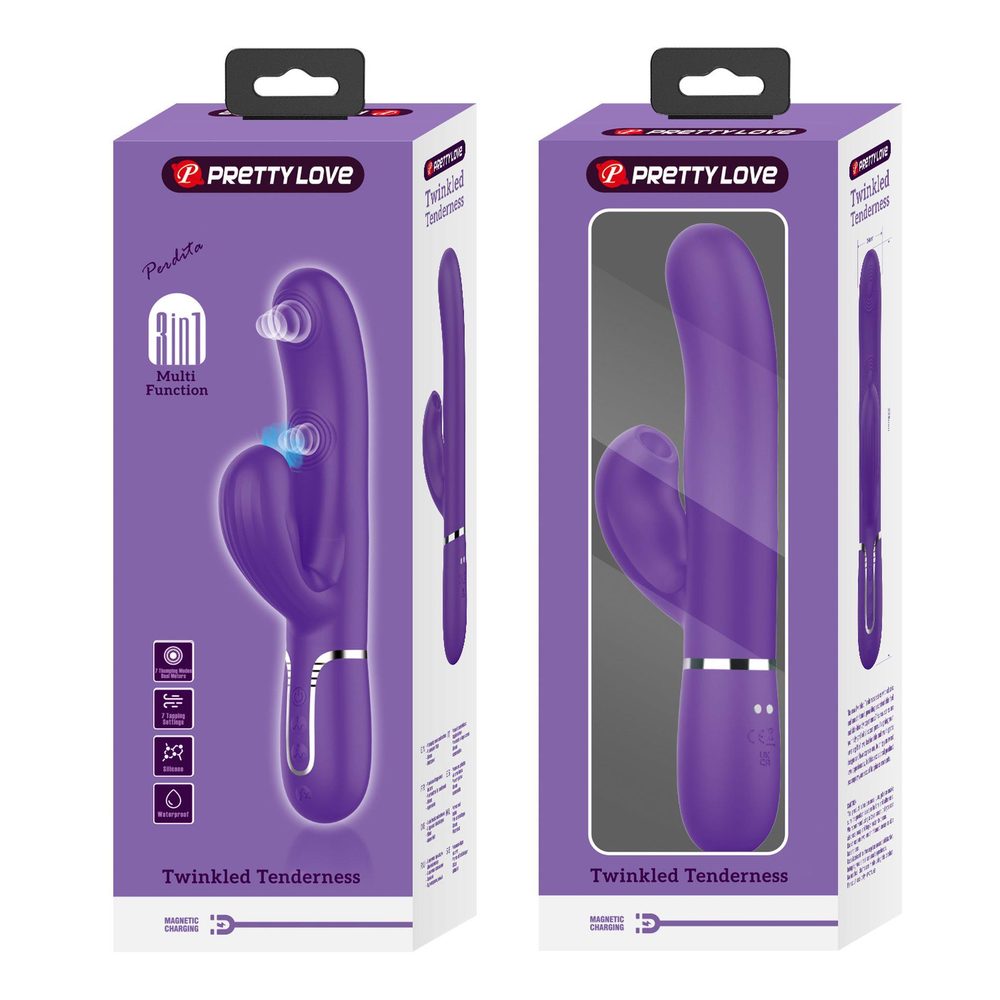 Wibrator króliczek Pretty Love silikonowy 14 funkcji USB