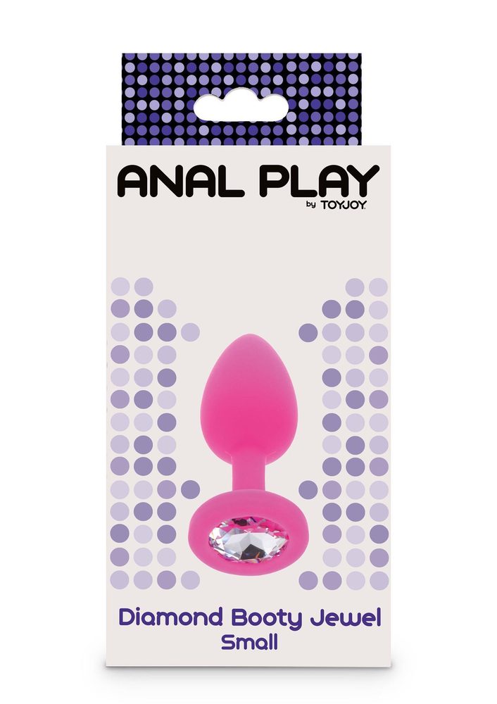 Korek analny Diamond Booty Jewel ToyJoy różowy 7 cm
