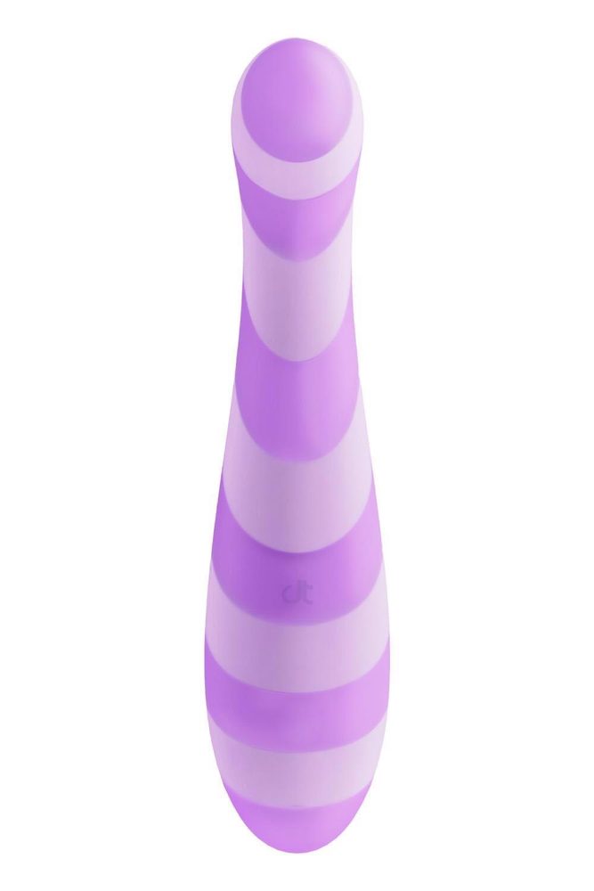 Wibrator punktu G Glitz Purple Pleasure fioletowy USB 15,7 cm