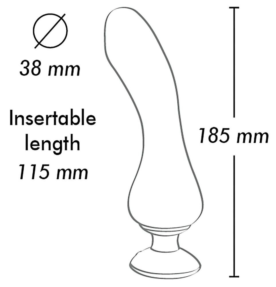 Wibrator punktu G silikonowy Shunga Sanya fioletowy USB 19 cm
