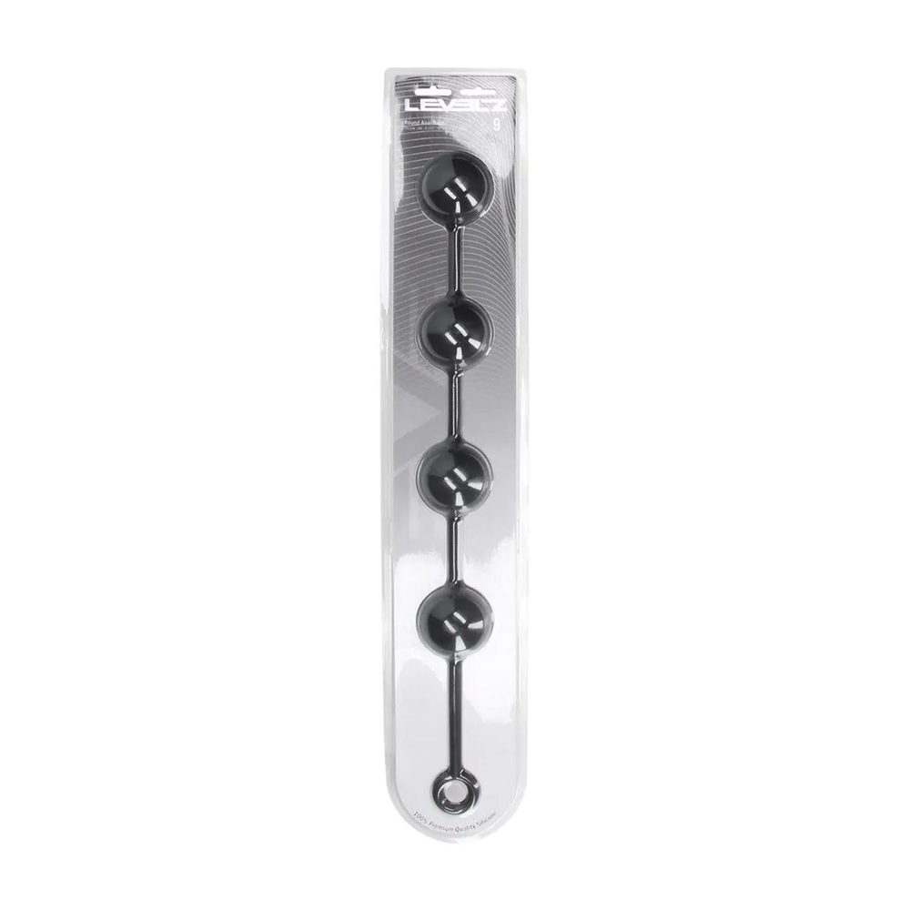 Kulki analne silikonowe Levelz XXL 6 cm czarny