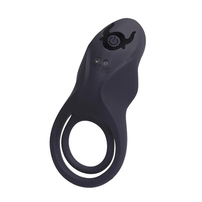 Podwójny pierścień wibrujący Hermes z pilotem Fantasy silikonowy USB