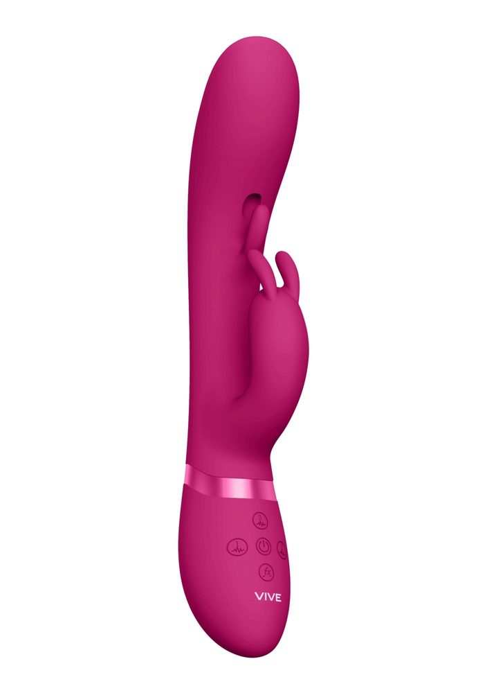 Wibrator króliczek Vive Tama różowy USB 27,6 cm