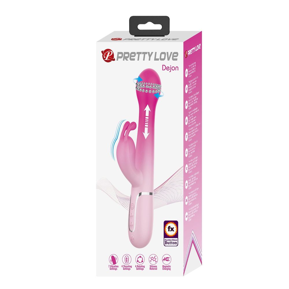 Wibrator króliczek silikonowy Pretty Love Dejon 7 wibracji