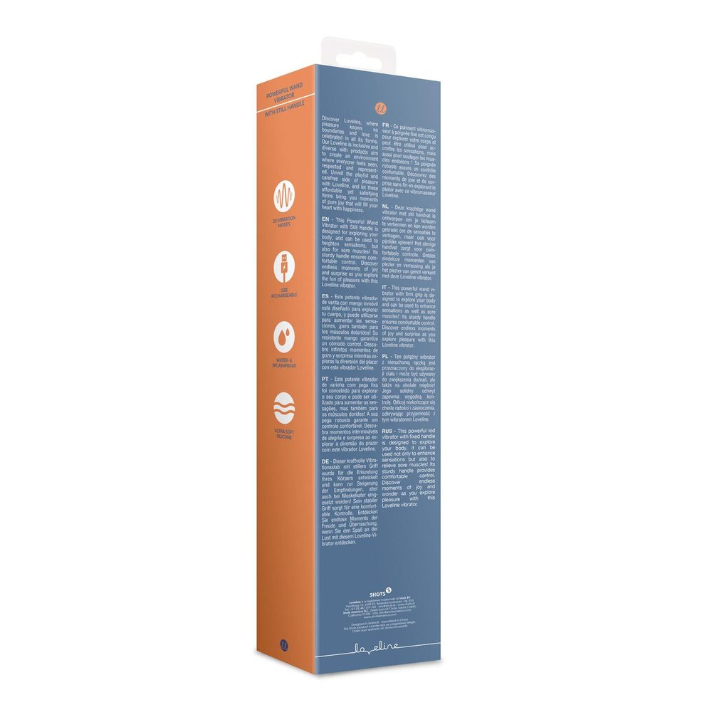 Wibrator wand Loveline silikonowy 10 funkcji