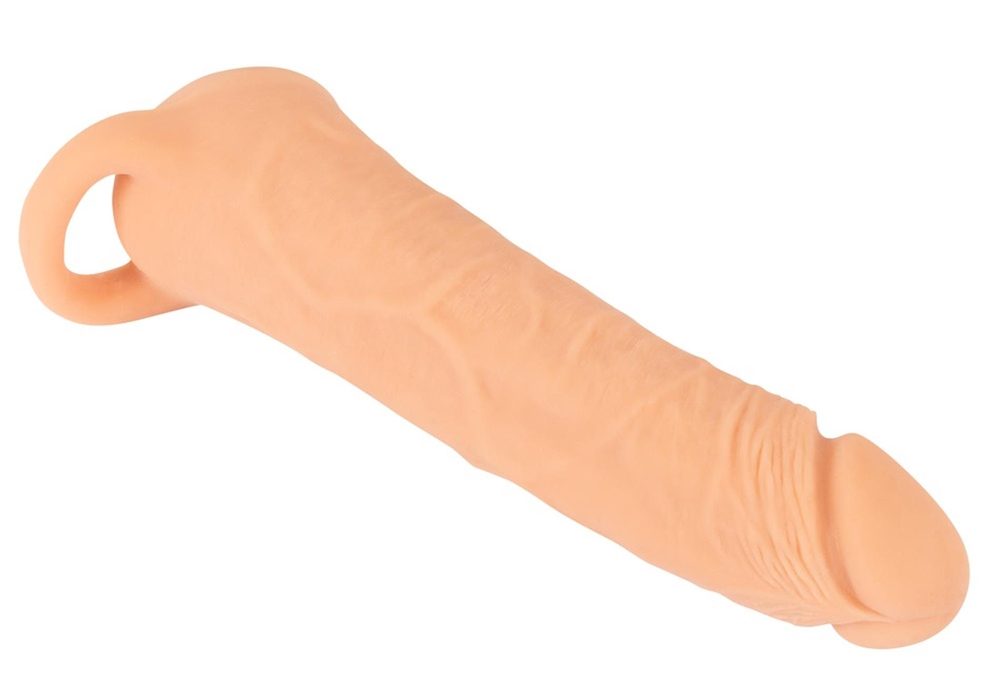 Realistyczny masturbator z extenderem Nature Skin Large 23,8 cm