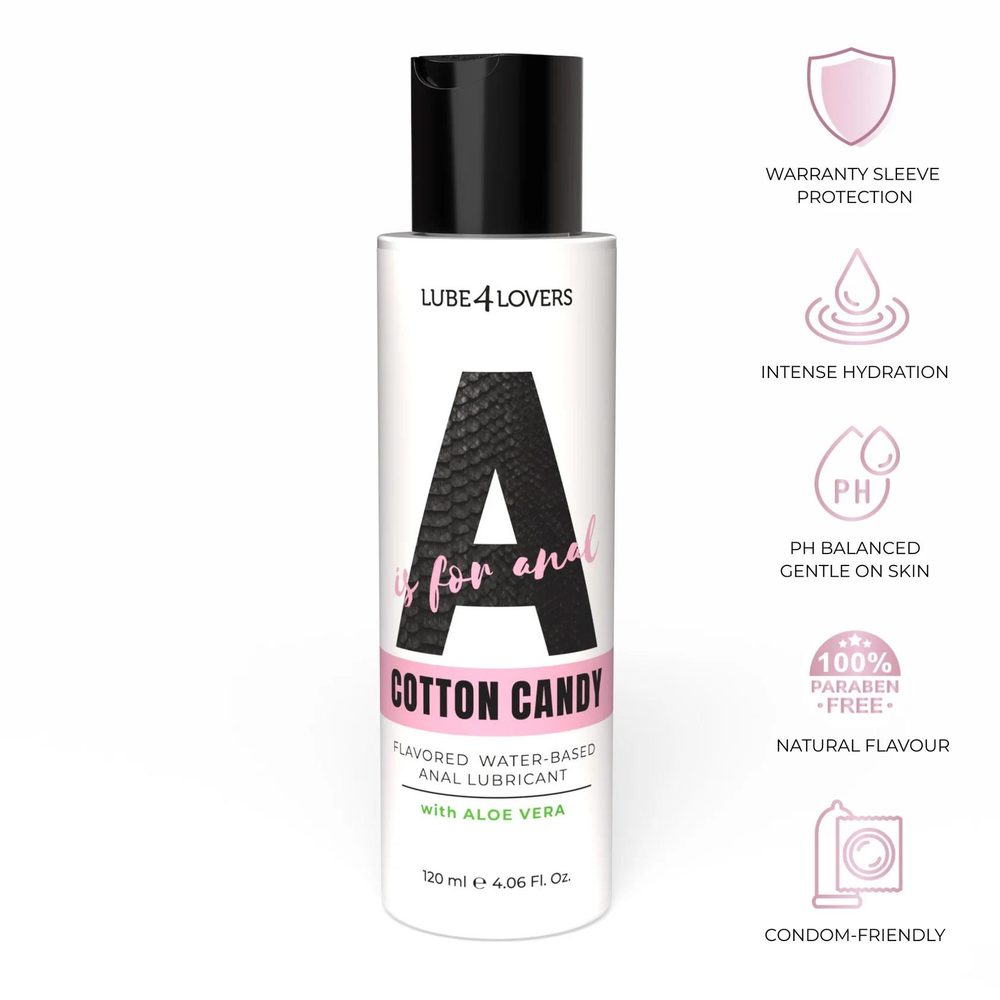 Wodny lubrykant analny waty cukrowej Lube4lovers 120 ml