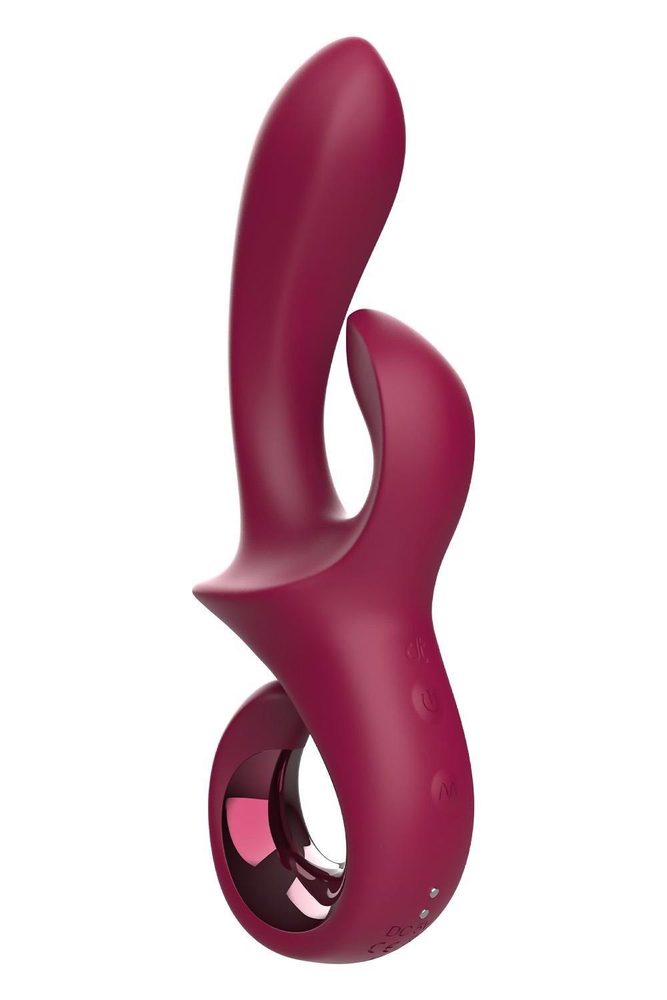 Wibrator króliczek Glam Duo Dreamtoys silikonowy USB 22 cm