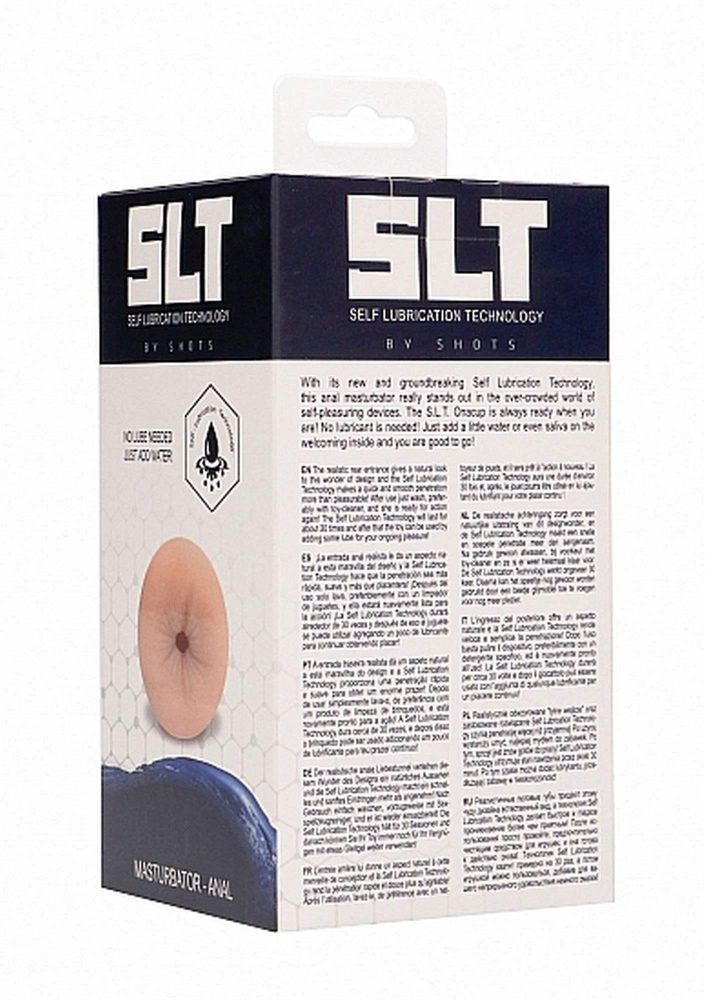 Masturbator analny samolubrykujący SLT cielisty TPE