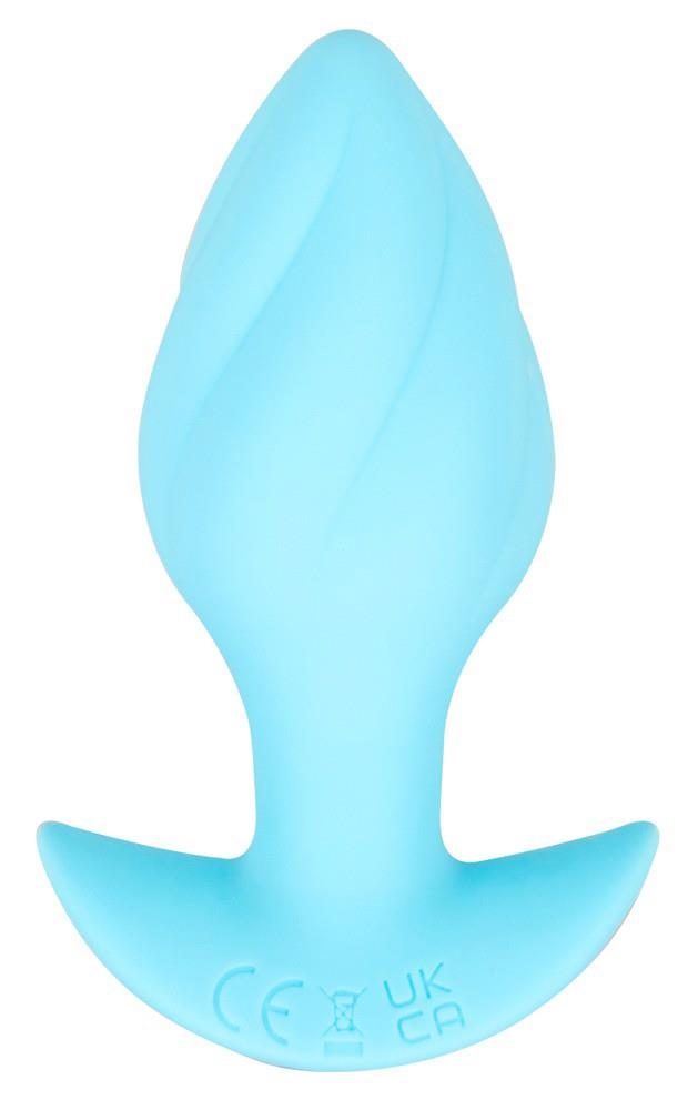 Korek analny wibrujący Cuties niebieski 7 trybów USB