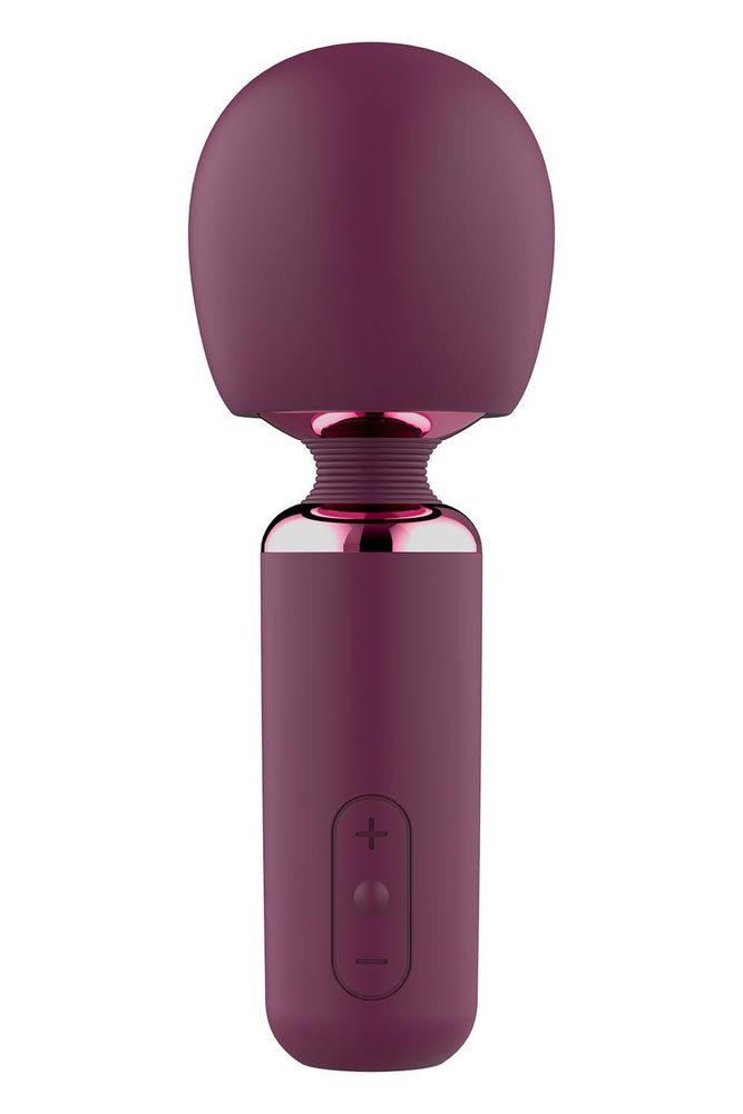 Wibrator wand Glam Bold silikonowy USB 18 cm