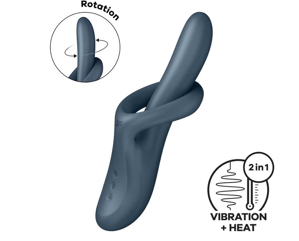 Stymulator rozgrzewający Satisfyer Heat Flex 4 szary