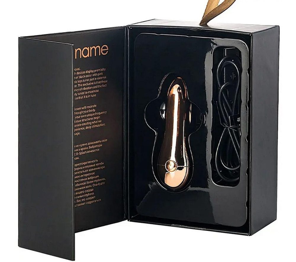 Stymulator łechtaczki Mirage WANAME DSPLASH złoty USB 9 cm