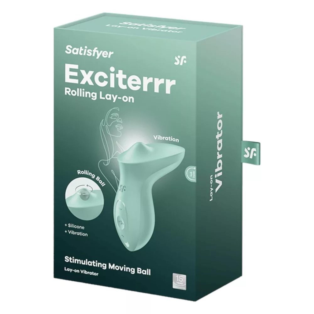 Stymulator łechtaczki Satisfyer Exciterrr miętowy USB