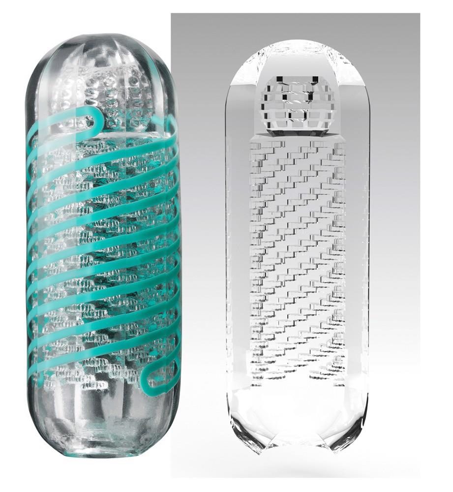 Masturbator spinner Tenga Pixel przezroczysty 13 cm
