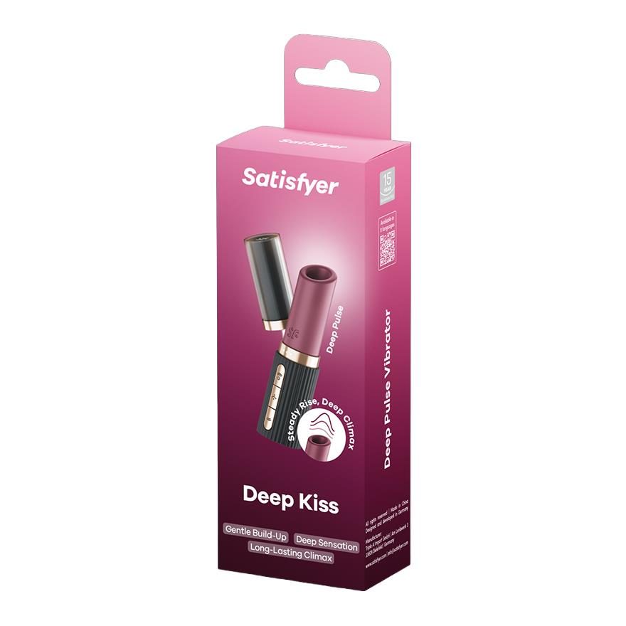 Stymulator łechtaczki Satisfyer Deep Kiss silikonowy USB