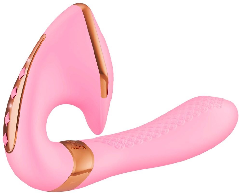 Wibrator silikonowy Shunga Soyo różowy USB 17 cm