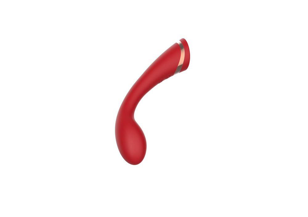 Wibrator punktu G B Series Cute czerwony silikonowy USB