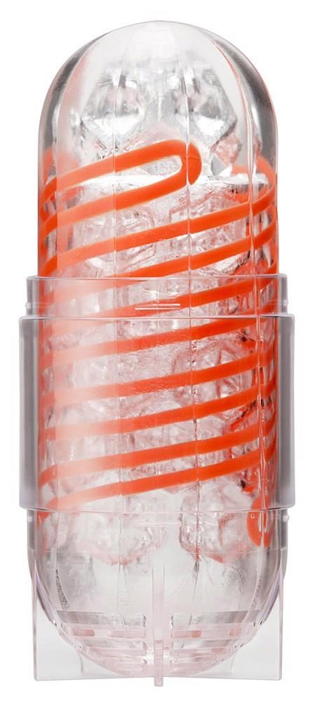 Masturbator spinner Tenga Hexa przezroczysty 13 cm
