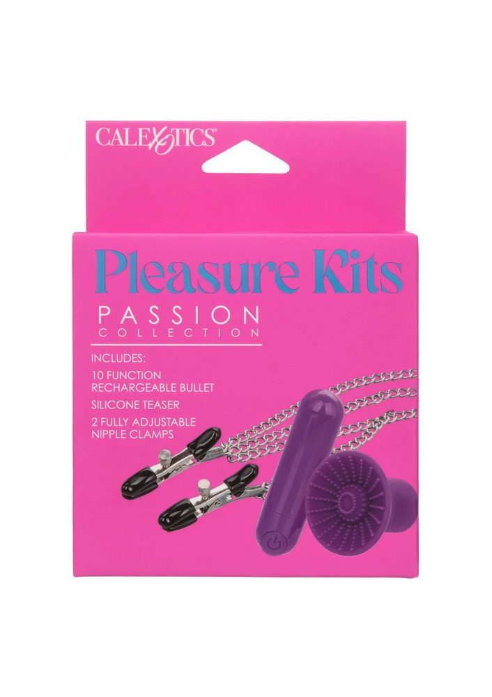 Zestaw wibracyjny Passion Collection Calexotics fioletowy USB