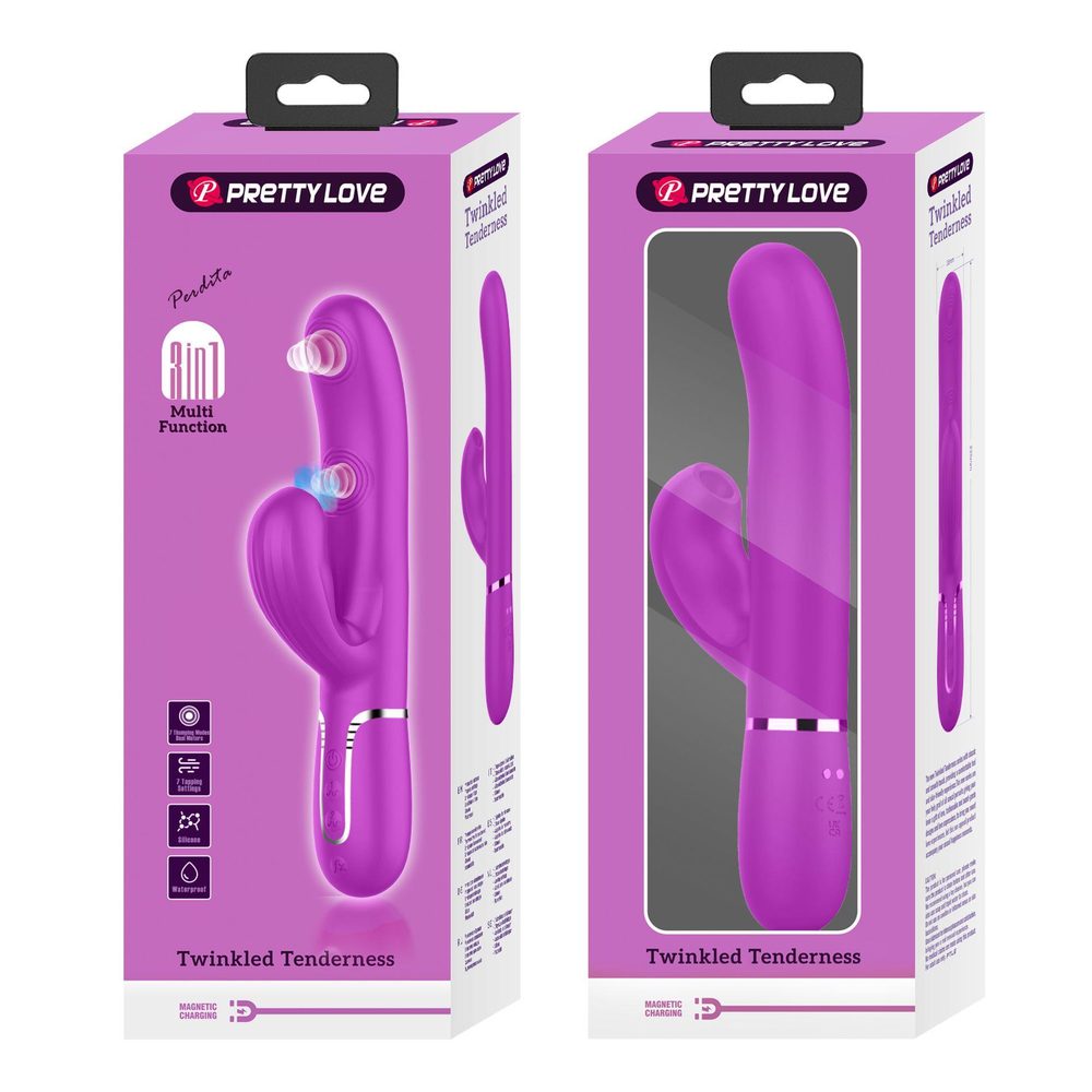 Wibrator króliczek Pretty Love Twinkled Tenderness silikonowy USB