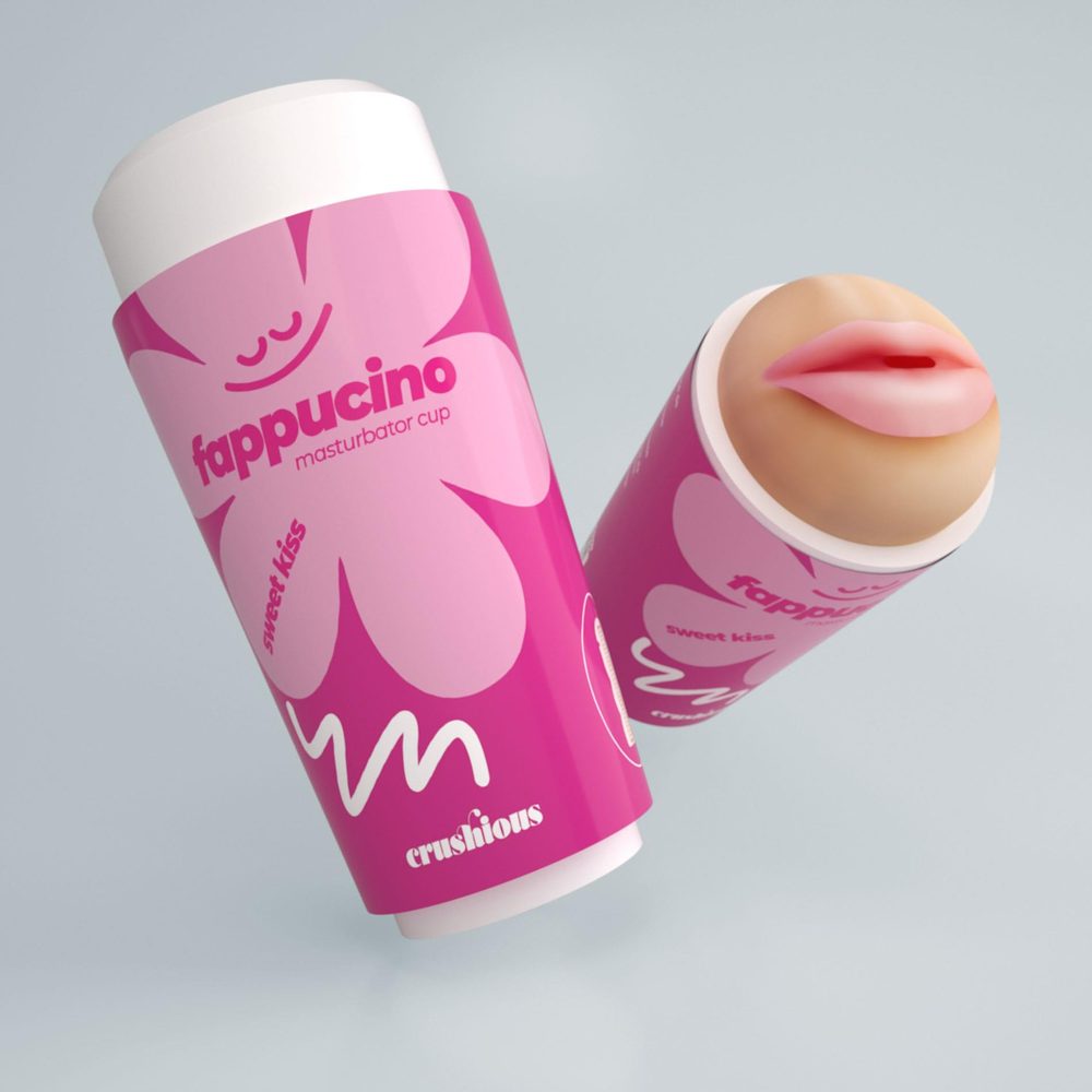 Przenośny masturbator oralny Crushious Fappucino Sweet Kiss