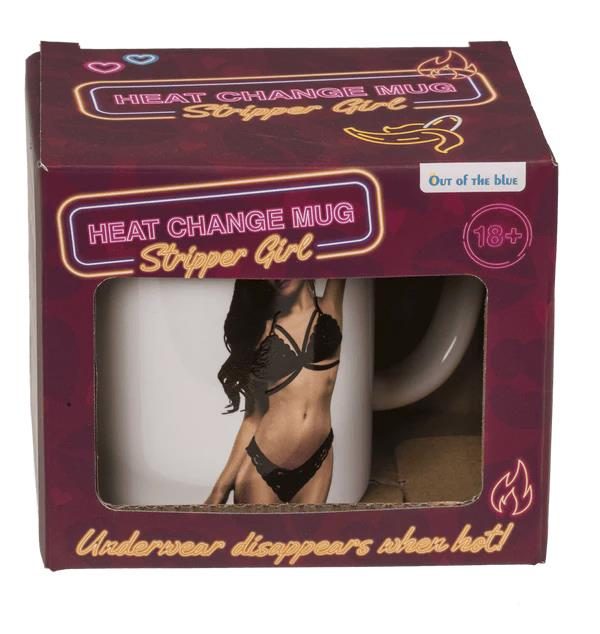 Kubek efekt termiczny Stripper Girl Grajmy razem 350 ml
