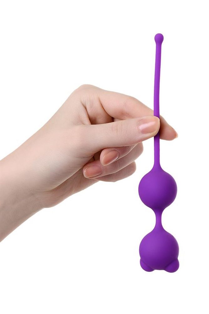 Kulki waginalne silikonowe A-Toys Meeko fioletowe