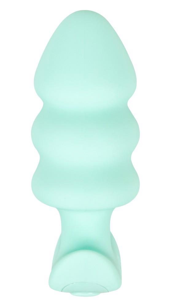 Mini korek analny wibrujący Cuties zielony USB