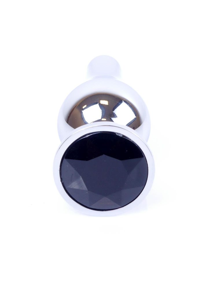 Srebrny korek analny z diamentem MyLove Toys 9,5 cm