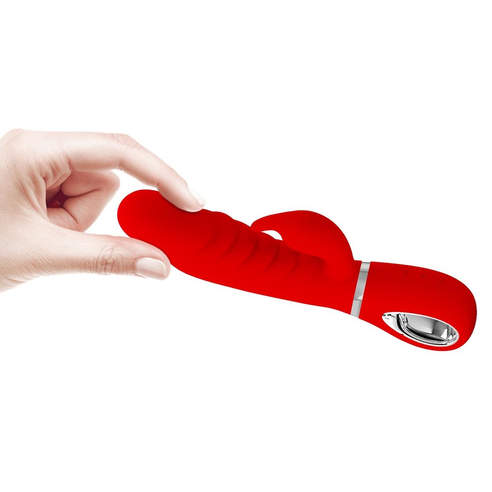 Wibrator króliczek Pretty Love Prescott czerwony 7 funkcji