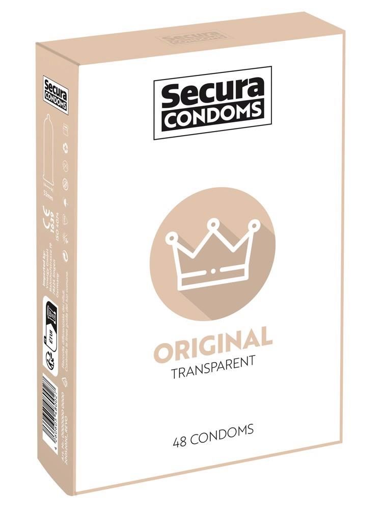 Prezerwatywy Secura Original 48 sztuk 18 cm